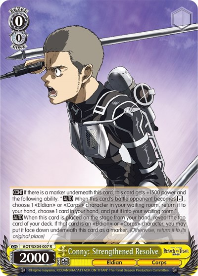 Conny: Strengthened Resolve AOT/SX04-007 R