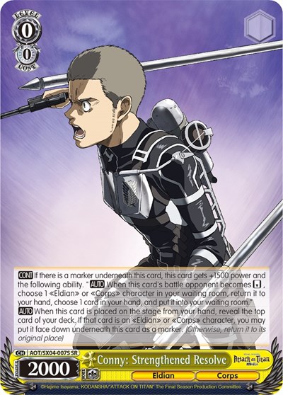 Conny: Strengthened Resolve AOT/SX04-007S SR