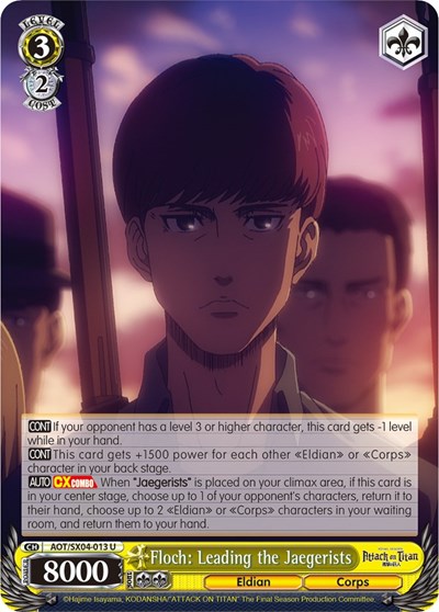 Floch: Leading the Jaegerists AOT/SX04-013 U