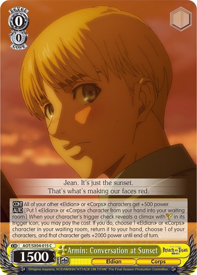 Armin: Conversation at Sunset AOT/SX04-015 C