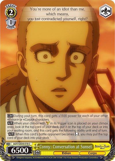 Conny: Conversation at Sunset AOT/SX04-018 C