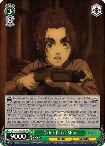 Gabi: Fatal Shot AOT/SX04-028 RR