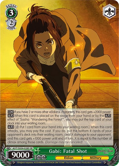 Gabi: Fatal Shot AOT/SX04-028S SR