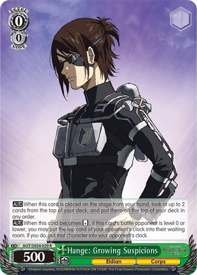 Hange: Growing Suspicions AOT/SX04-029 R