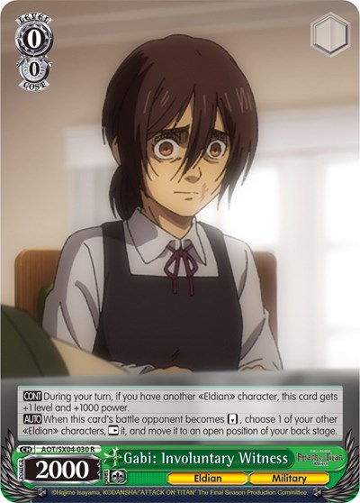Gabi: Involuntary Witness AOT/SX04-030 R