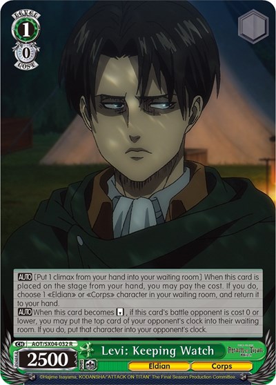 Levi: Keeping Watch AOT/SX04-032 R