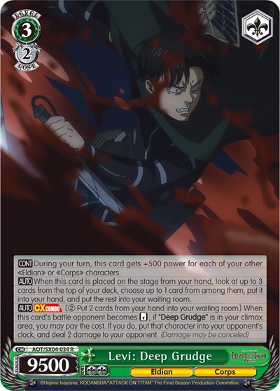 Levi: Deep Grudge AOT/SX04-034 R