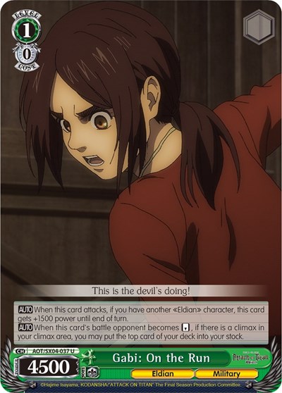 Gabi: On the Run AOT/SX04-037 U