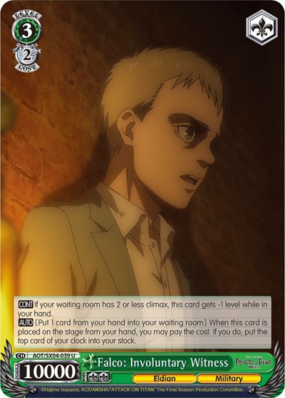 Falco: Involuntary Witness AOT/SX04-039 U