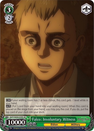 Falco: Involuntary Witness AOT/SX04-039S SR