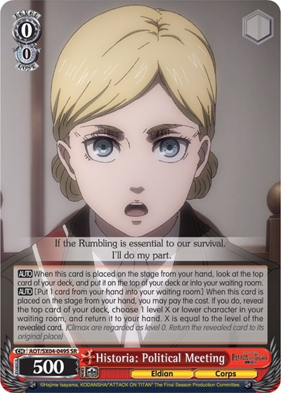 Historia: Political Meeting AOT/SX04-049S SR