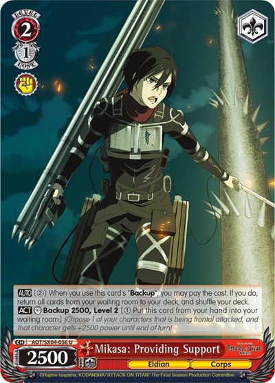 Mikasa: Providing Support AOT/SX04-056 U