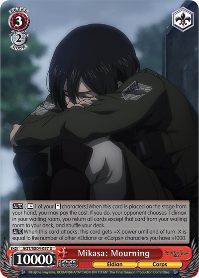 Mikasa: Mourning AOT/SX04-057 U