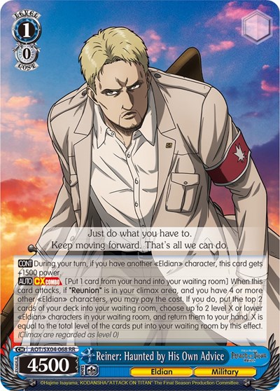 Reiner: Haunted by His Own Advice AOT/SX04-068 RR