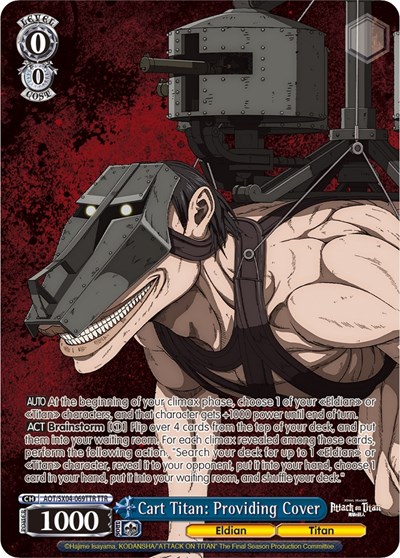 Cart Titan: Providing Cover AOT/SX04-069TTR TTR