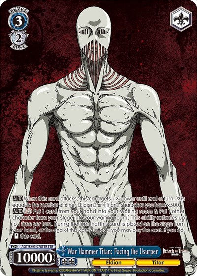War Hammer Titan: Facing the Usurper AOT/SX04-078TTR TTR