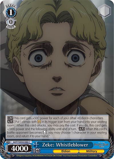 Zeke: Whistleblower AOT/SX04-086 C