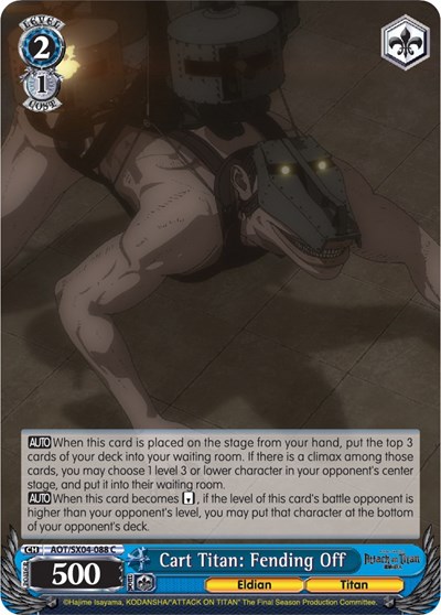 Cart Titan: Fending Off AOT/SX04-088 C