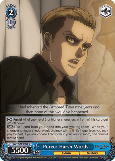 Porco: Harsh Words AOT/SX04-090 C
