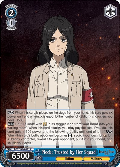 Pieck: Trusted by Her Squad AOT/SX04-091 C