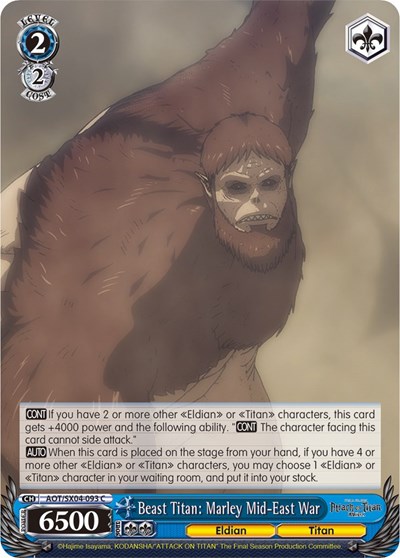 Beast Titan: Marley Mid-East War AOT/SX04-093 C