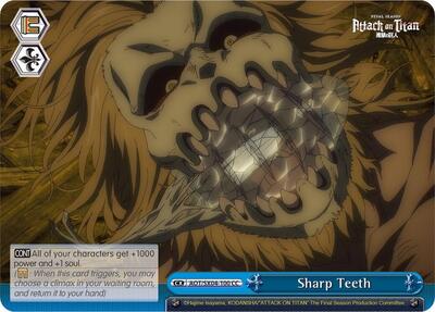 Sharp Teeth AOT/SX04-100 CC