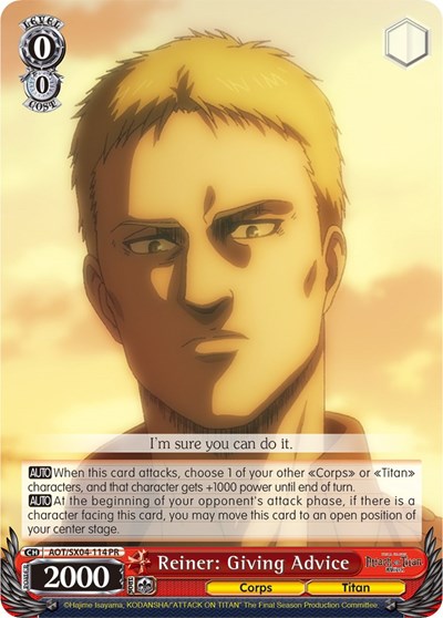 Reiner: Giving Advice AOT/SX04-114 PR