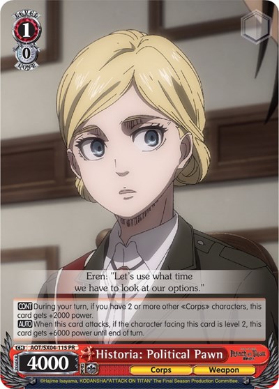 Historia: Political Pawn AOT/SX04-115 PR