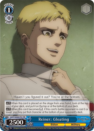 Reiner: Gloating AOT/SX04-P01 PR