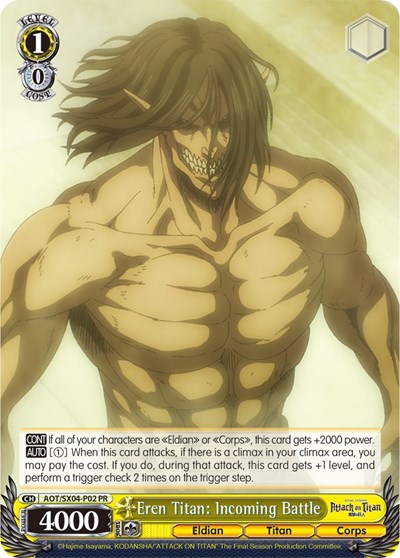 Eren Titan: Incoming Battle AOT/SX04-P02 PR