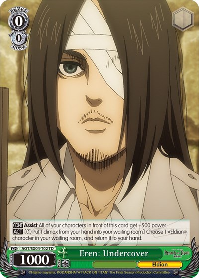 Eren: Undercover AOT/SX04-T02 TD