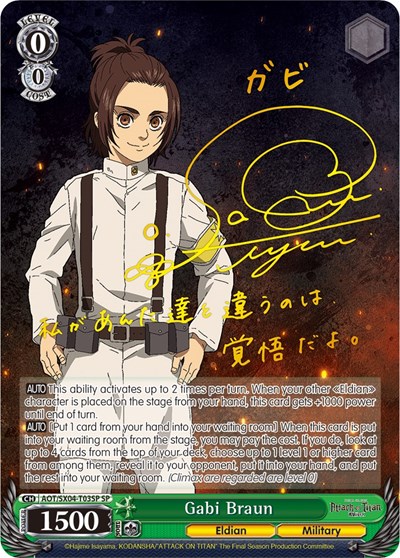 Gabi Braun AOT/SX04-T03SP SP