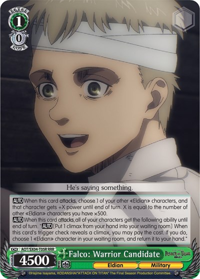 Falco: Warrior Candidate AOT/SX04-T05R RRR