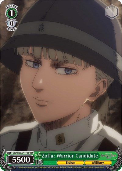 Zofia: Warrior Candidate AOT/SX04-T06 TD