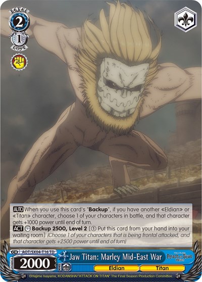 Jaw Titan: Marley Mid-East War AOT/SX04-T16 TD