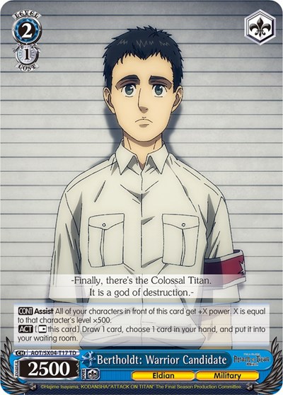 Bertholdt: Warrior Candidate AOT/SX04-T17 TD