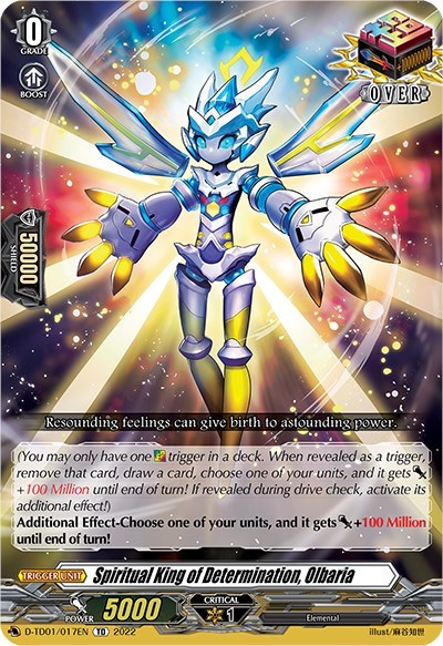 Spiritual King of Determination, Olbaria[D Format] D-TD01/017EN