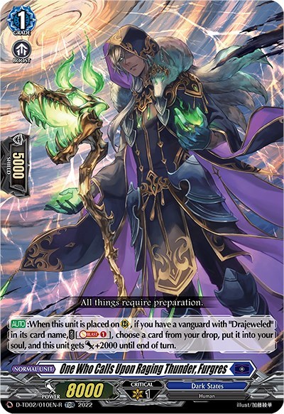 One Who Calls Upon Raging Thunder, Furgres [D Format] D-TD02/010EN-R