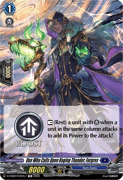 One Who Calls Upon Raging Thunder, Furgres [D Format] D-TD02/010EN-T