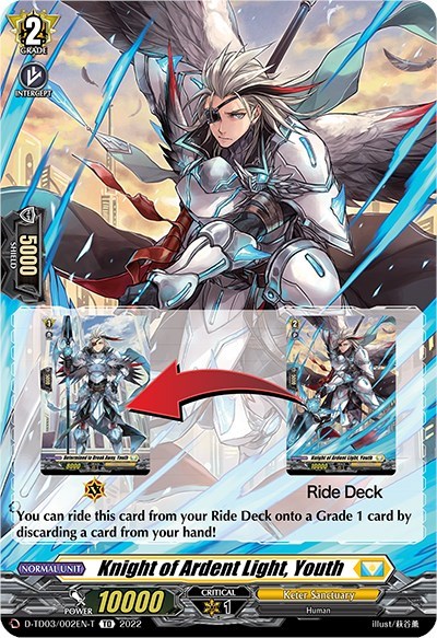 Knight of Ardent Light, Youth [D Format] D-TD03/002EN-T