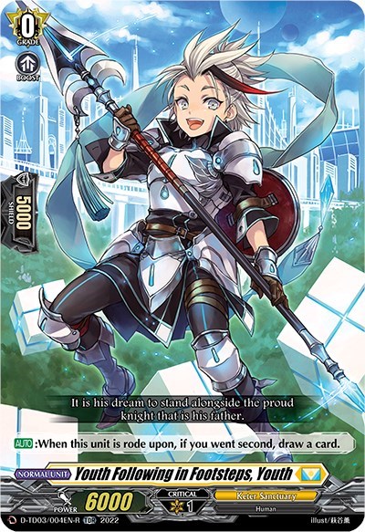 Youth Following in Footsteps, Youth [D Format] D-TD03/004EN-R