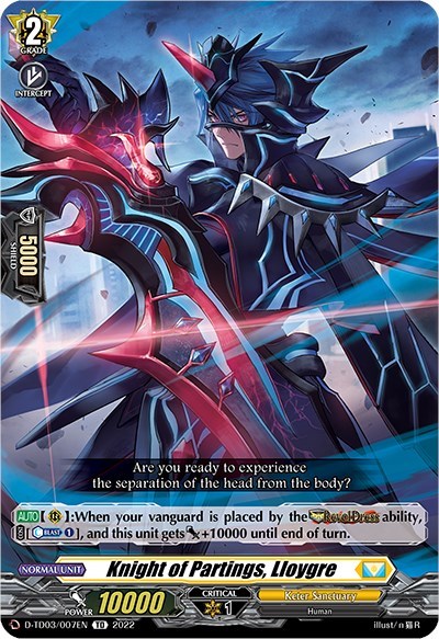 Knight of Partings, Lloygre [D Format] D-TD03/007EN