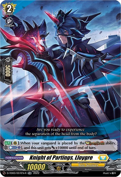 Knight of Partings, Lloygre [D Format] D-TD03/007EN-R