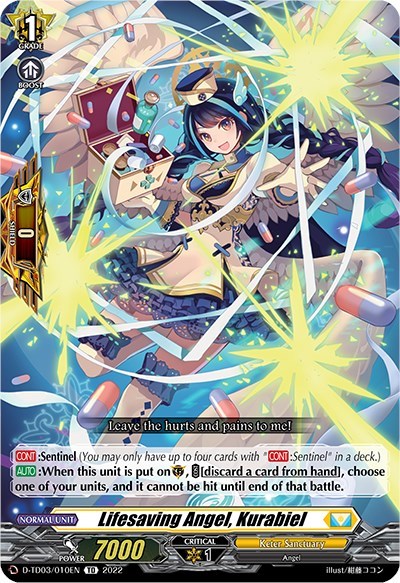 Lifesaving Angel, Kurabiel [D Format] D-TD03/010EN