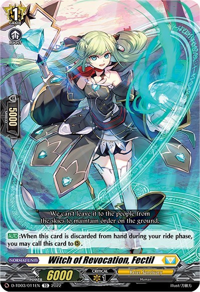 Witch of Revocation, Fectil [D Format] D-TD03/011EN