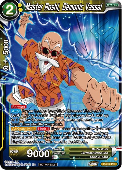 Master Roshi, Demonic Vassal