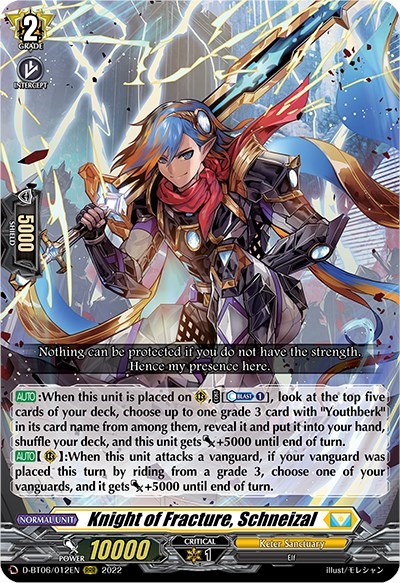Knight of Fracture, Schneizal [D Format] D-BT06/012EN