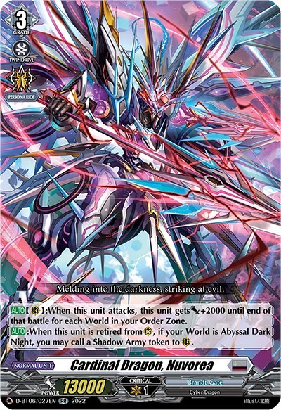 Cardinal Dragon, Nuvorea [D Format] D-BT06/027EN