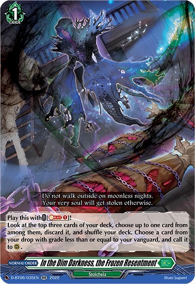 In the Dim Darkness, the Frozen Resentment [D Format] D-BT06/035EN