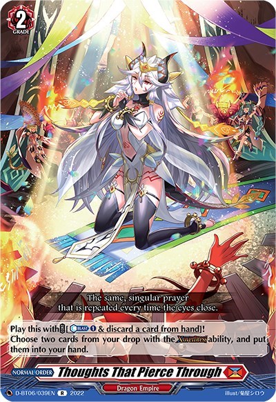 Thoughts That Pierce Through [D Format] D-BT06/039EN